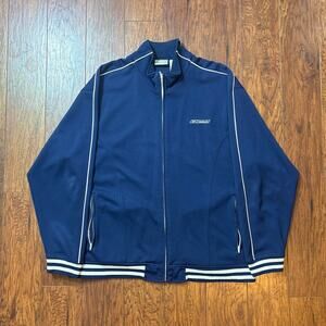 Vintage Y2K Reebok Navy Blue Full Zip Track Jacket